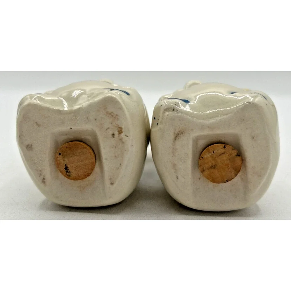 Vintage Retro‎ Salt and Pepper Shakers Ceramic Pigs U260/35